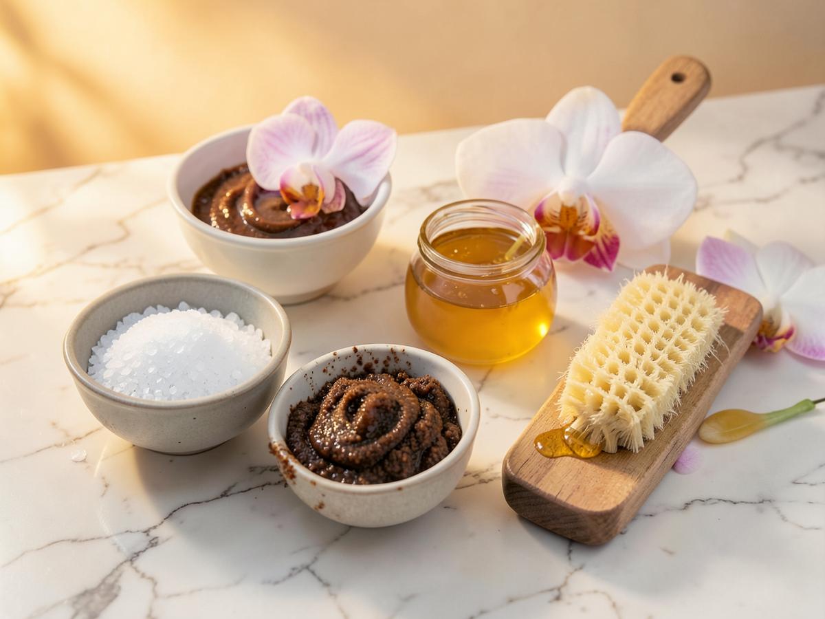 Body scrub ingredients at AIR LUXURY SPA Karmanghat, Saroornagar
