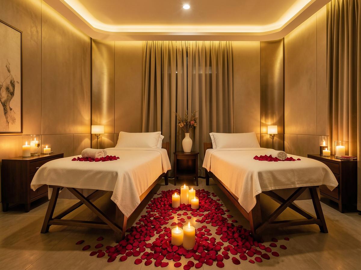 Couple therapy suite at AIR LUXURY SPA Karmanghat, Saroornagar