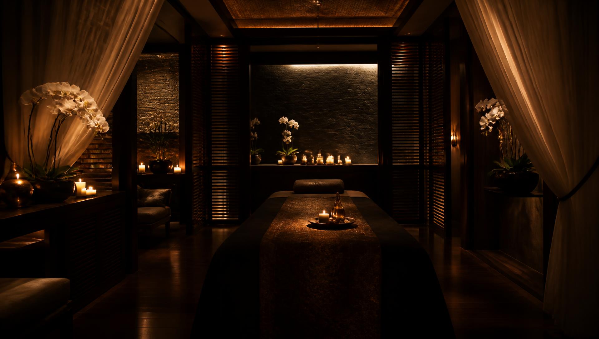 Massage room at AIR LUXURY SPA Karmanghat